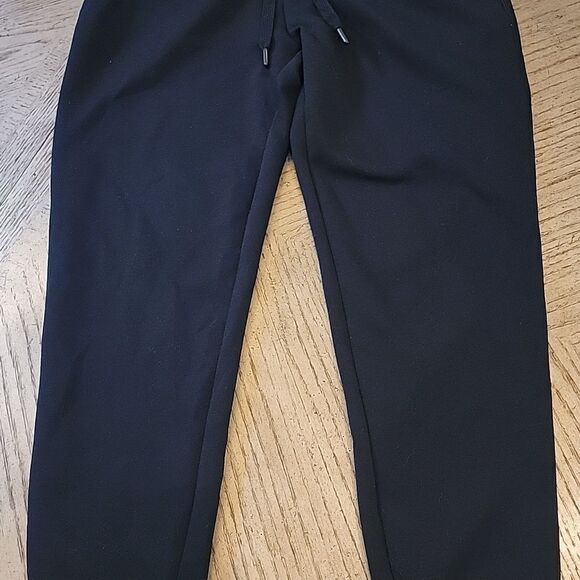 Mens Black jogger pants size M side zip pockets - Picture 3 of 11